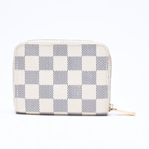 LOUIS VUITTON ルイヴィトン ジッピー コインパース コインケース 小銭入れ N63069 ダミエ アズール 美品 中古 4a006640