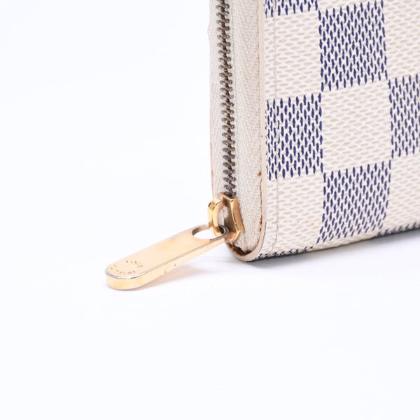 LOUIS VUITTON ルイヴィトン ジッピー コインパース コインケース 小銭入れ N63069 ダミエ アズール 美品 中古 4a006640