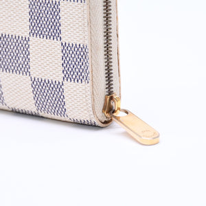 LOUIS VUITTON ルイヴィトン ジッピー コインパース コインケース 小銭入れ N63069 ダミエ アズール 美品 中古 4a006640