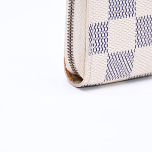 LOUIS VUITTON ルイヴィトン ジッピー コインパース コインケース 小銭入れ N63069 ダミエ アズール 美品 中古 4a006640