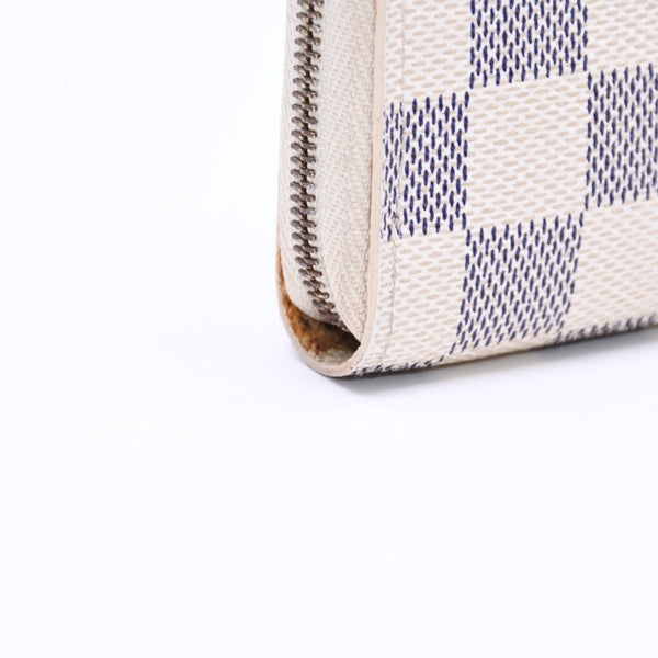 LOUIS VUITTON ルイヴィトン ジッピー コインパース コインケース 小銭入れ N63069 ダミエ アズール 美品 中古 4a006640