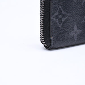 極美品 LOUIS VUITTON ルイヴィトン コインケース 小物入れ ポルトモネ・ジュール M63536 ブラック モノグラムエクリプス 中古 4a006622
