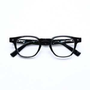 極美品 Gentle Monster ジェントル モンスター JOZE 度入りメガネ アイウェア サイズ47□23-147 ブラック 中古 4a006731