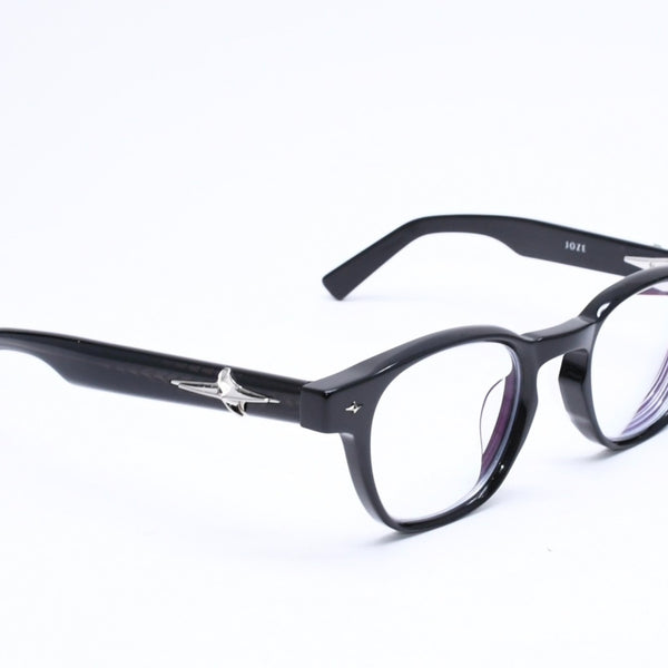 極美品 Gentle Monster ジェントル モンスター JOZE 度入りメガネ アイウェア サイズ47□23-147 ブラック 中古 4a006731