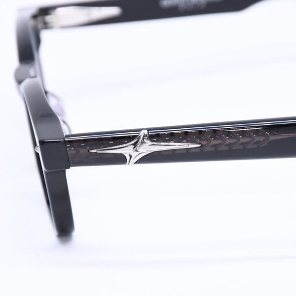 極美品 Gentle Monster ジェントル モンスター JOZE 度入りメガネ アイウェア サイズ47□23-147 ブラック 中古 4a006731