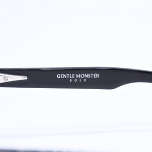 極美品 Gentle Monster ジェントル モンスター JOZE 度入りメガネ アイウェア サイズ47□23-147 ブラック 中古 4a006731