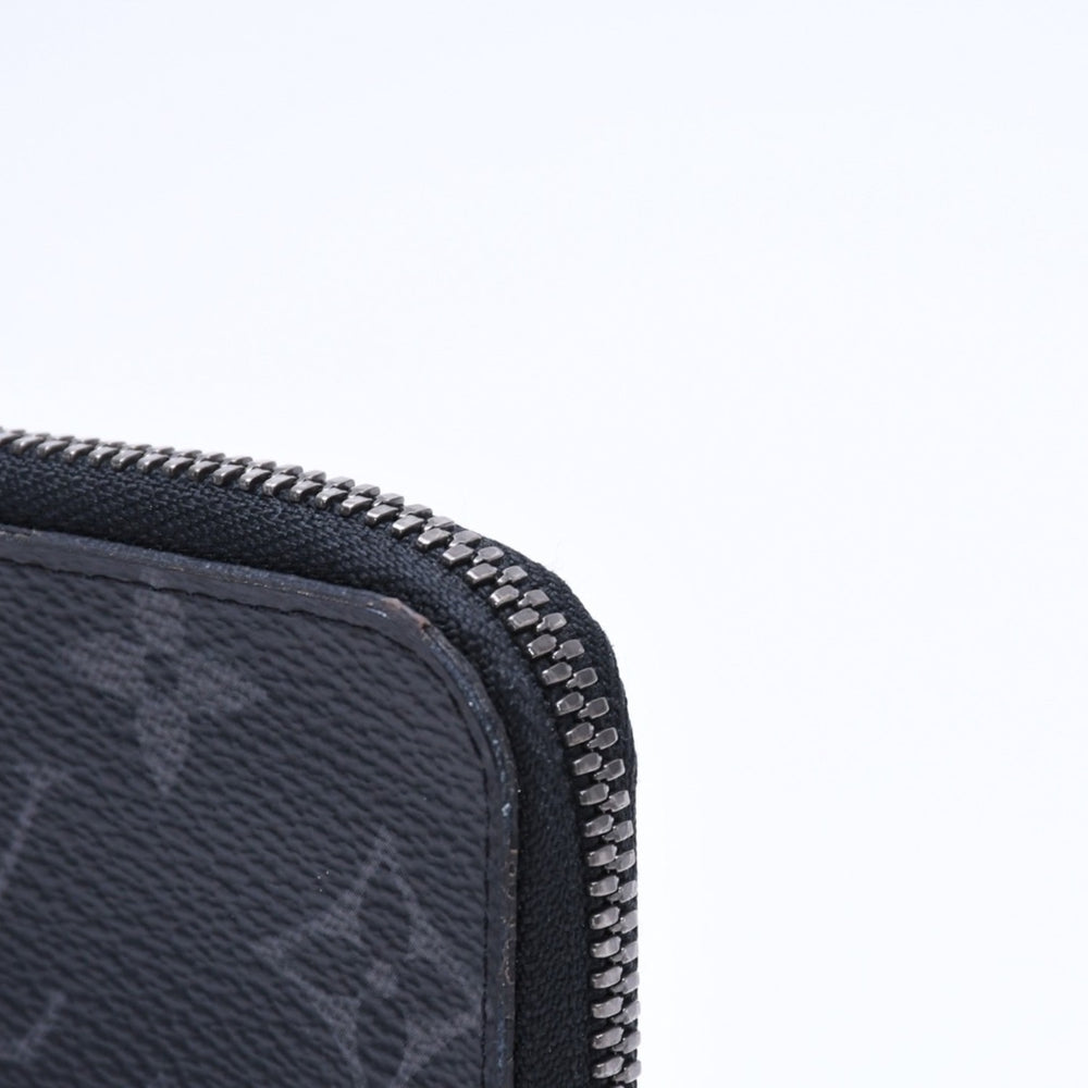 極美品 LOUIS VUITTON ルイヴィトン コインケース 小物入れ ポルトモネ・ジュール M63536 ブラック モノグラムエクリプス 中古 4a006622