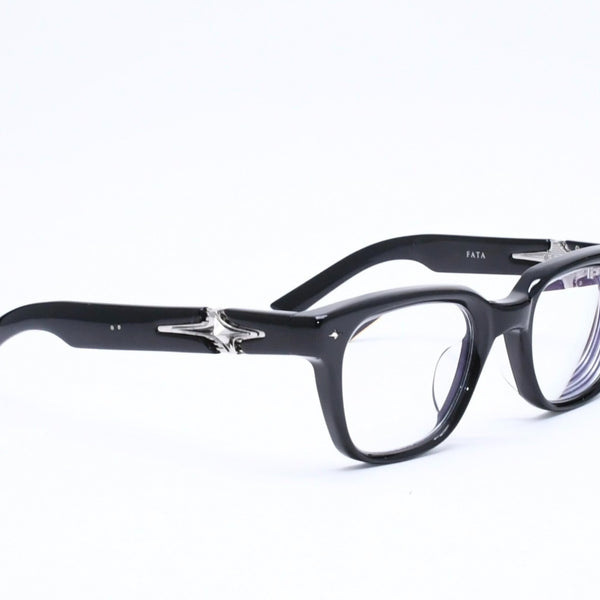 極美品 Gentle Monster ジェントル モンスター FATA 度入りメガネ アイウェア サイズ51□23-145 ブラック 中古 4a006730