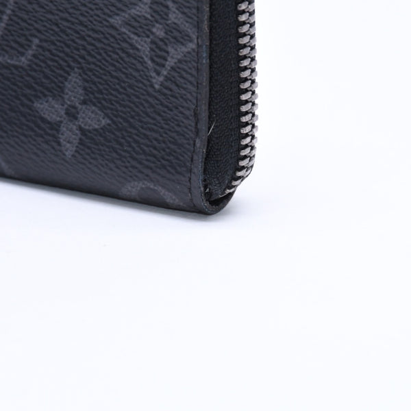 極美品 LOUIS VUITTON ルイヴィトン コインケース 小物入れ ポルトモネ・ジュール M63536 ブラック モノグラムエクリプス 中古 4a006622