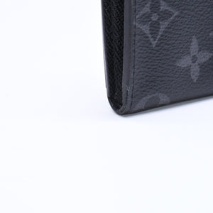 極美品 LOUIS VUITTON ルイヴィトン コインケース 小物入れ ポルトモネ・ジュール M63536 ブラック モノグラムエクリプス 中古 4a006622