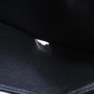 LOUIS VUITTON ルイヴィトン 三つ折り財布 ポルトフォイユ・ゾエ M62935 ブラック ゴールド金具 美品 中古 4a006647