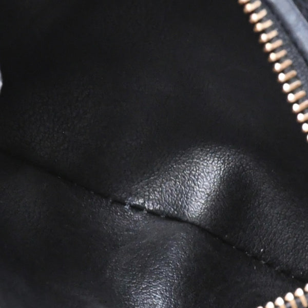LOUIS VUITTON ルイヴィトン 三つ折り財布 ポルトフォイユ・ゾエ M62935 ブラック ゴールド金具 美品 中古 4a006647