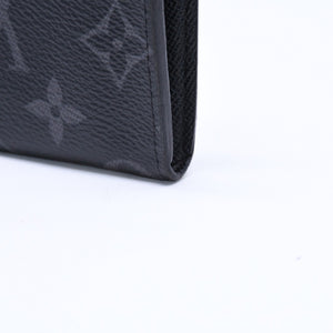 極美品 LOUIS VUITTON ルイヴィトン コインケース 小物入れ ポルトモネ・ジュール M63536 ブラック モノグラムエクリプス 中古 4a006622