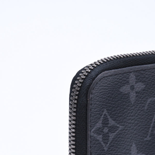 極美品 LOUIS VUITTON ルイヴィトン コインケース 小物入れ ポルトモネ・ジュール M63536 ブラック モノグラムエクリプス 中古 4a006622