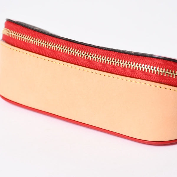 新品同様 LOUIS VUITTON ルイヴィトン LV × TM サングラス ポーチ GM サングラスケース GI1332 モノグラム チェリー 村上隆 中古 4a006611