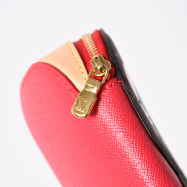 新品同様 LOUIS VUITTON ルイヴィトン LV × TM サングラス ポーチ GM サングラスケース GI1332 モノグラム チェリー 村上隆 中古 4a006611