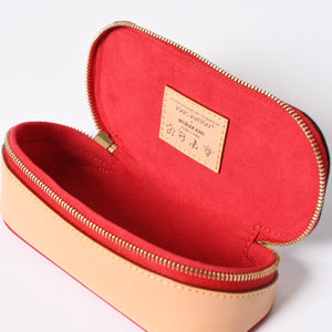 新品同様 LOUIS VUITTON ルイヴィトン LV × TM サングラス ポーチ GM サングラスケース GI1332 モノグラム チェリー 村上隆 中古 4a006611