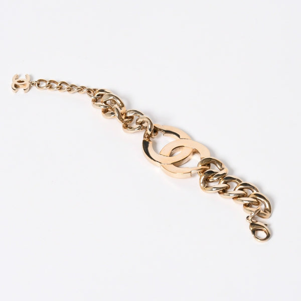 極美品 CHANEL シャネル × PHARRELL WILLIAMS ファレル ウィリアムス ココマーク ブレスレット 重量約74.90g B19D刻印 中古 4a006630