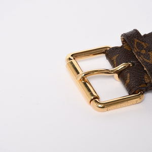 LOUIS VUITTON ルイヴィトン サンチュール ポシェット デュオ ウエストポーチ ベルト 幅4cm 95/38 モノグラム M9836 中古 4a006633