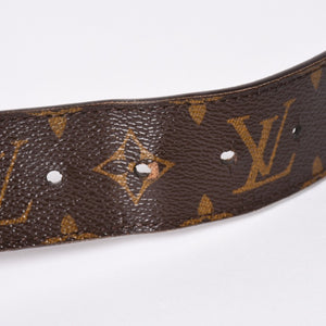 LOUIS VUITTON ルイヴィトン サンチュール ポシェット デュオ ウエストポーチ ベルト 幅4cm 95/38 モノグラム M9836 中古 4a006633