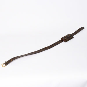 LOUIS VUITTON ルイヴィトン サンチュール ポシェット デュオ ウエストポーチ ベルト 幅4cm 95/38 モノグラム M9836 中古 4a006633