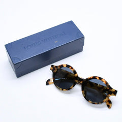 極美品 LOUIS VUITTON ルイヴィトン × SUPREME シュプリーム ダウンタウン サングラス Z0990E サイズ46□21 145 べっ甲カラー 中古 4a006621
