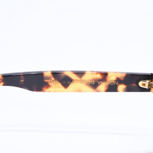 極美品 LOUIS VUITTON ルイヴィトン × SUPREME シュプリーム ダウンタウン サングラス Z0990E サイズ46□21 145 べっ甲カラー 中古 4a006621