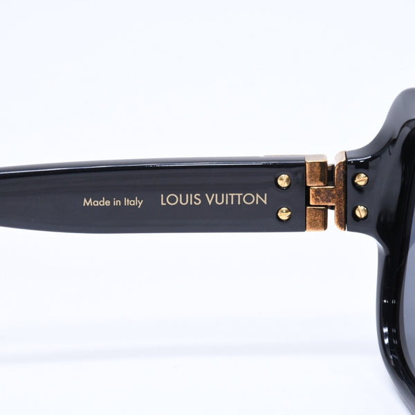 極美品 LOUIS VUITTON ルイヴィトン 1.0 ミリオネア サングラス アイウェア Z2516U サイズ63□16 140モノグラム ブラック 中古 4a006626