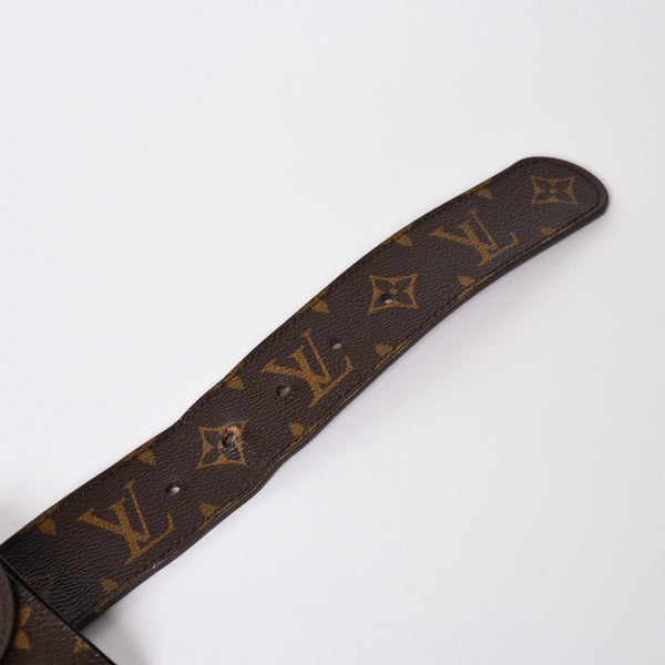 LOUIS VUITTON ルイヴィトン サンチュール ポシェット デュオ ウエストポーチ ベルト 幅4cm 95/38 モノグラム M9836 中古 4a006633