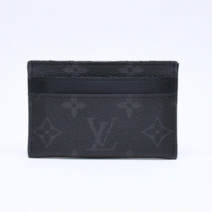 LOUIS VUITTON ルイヴィトン ポルト カルト ダブル カードケース モノグラム エクリプス M62170 キャンバス 美品 中古 4a006639