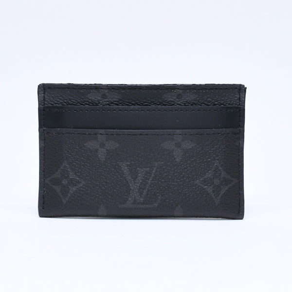LOUIS VUITTON ルイヴィトン ポルト カルト ダブル カードケース モノグラム エクリプス M62170 キャンバス 美品 中古 4a006639