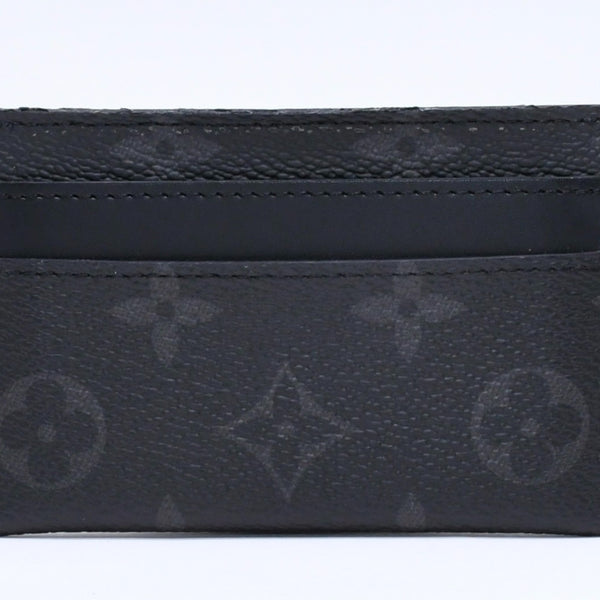 LOUIS VUITTON ルイヴィトン ポルト カルト ダブル カードケース モノグラム エクリプス M62170 キャンバス 美品 中古 4a006639