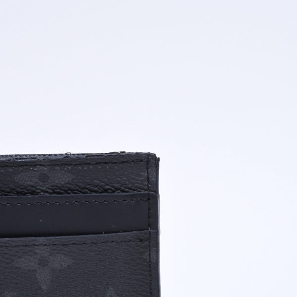 LOUIS VUITTON ルイヴィトン ポルト カルト ダブル カードケース モノグラム エクリプス M62170 キャンバス 美品 中古 4a006639