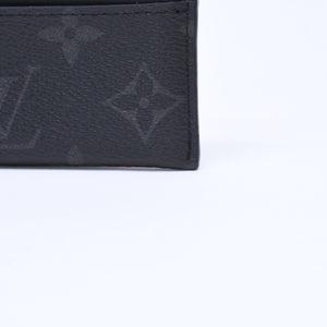 LOUIS VUITTON ルイヴィトン ポルト カルト ダブル カードケース モノグラム エクリプス M62170 キャンバス 美品 中古 4a006639