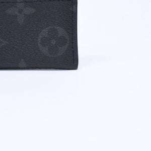 LOUIS VUITTON ルイヴィトン ポルト カルト ダブル カードケース モノグラム エクリプス M62170 キャンバス 美品 中古 4a006639