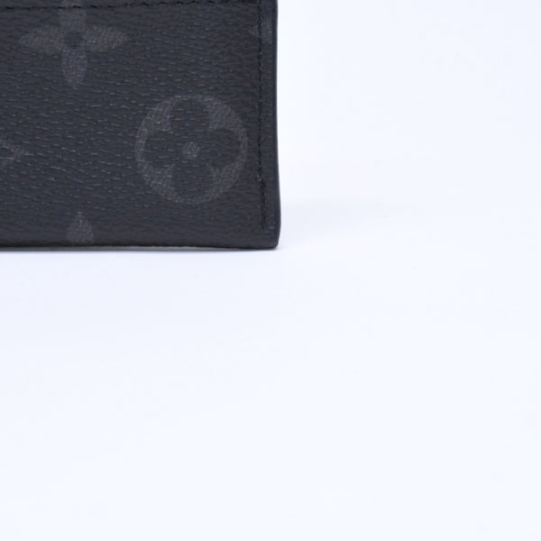 LOUIS VUITTON ルイヴィトン ポルト カルト ダブル カードケース モノグラム エクリプス M62170 キャンバス 美品 中古 4a006639