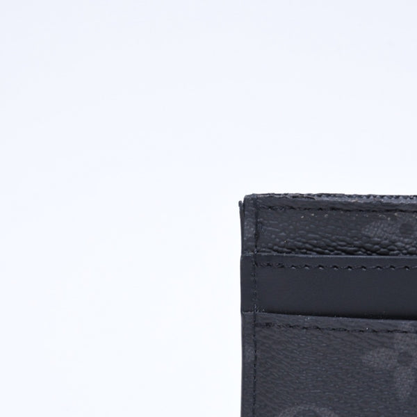 LOUIS VUITTON ルイヴィトン ポルト カルト ダブル カードケース モノグラム エクリプス M62170 キャンバス 美品 中古 4a006639