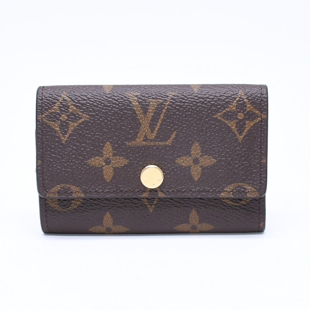 極美品 LOUIS VUITTON ルイヴィトン ミュルティクレ6 キーケース M62630 モノグラムキャンバス 6連キーフック 中古 4a006619