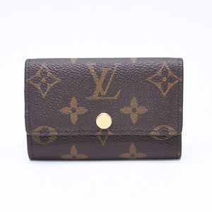 極美品 LOUIS VUITTON ルイヴィトン ミュルティクレ6 キーケース M62630 モノグラムキャンバス 6連キーフック 中古 4a006619