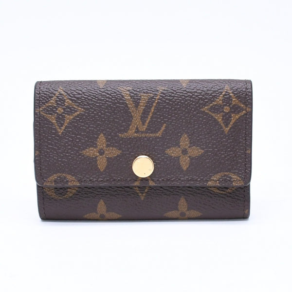 極美品 LOUIS VUITTON ルイヴィトン ミュルティクレ6 キーケース M62630 モノグラムキャンバス 6連キーフック 中古 4a006619