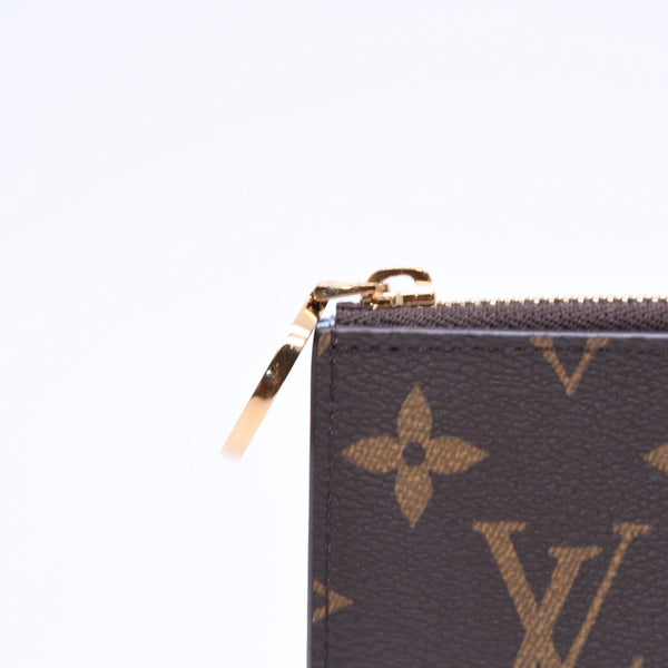 新品同様 LOUIS VUITTON ルイヴィトン ポルト カルト ロミー コインケース 小銭入れ M26653 モノグラム ブルーフロスト 中古 4a006616