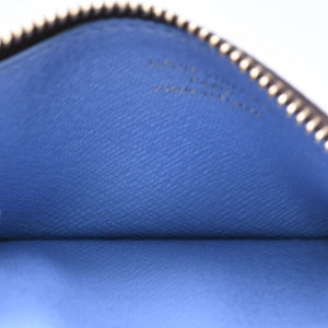 新品同様 LOUIS VUITTON ルイヴィトン ポルト カルト ロミー コインケース 小銭入れ M26653 モノグラム ブルーフロスト 中古 4a006616