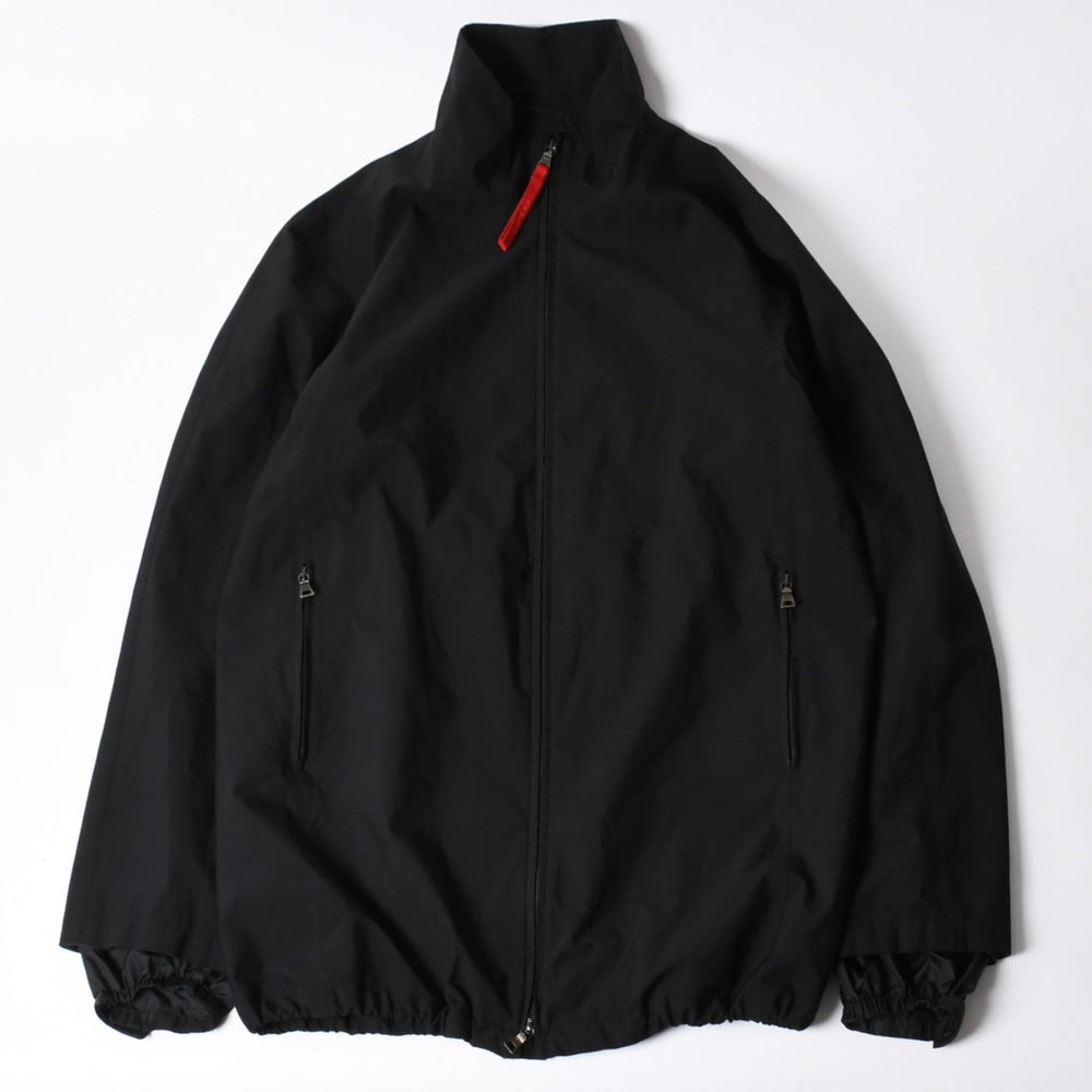 極美品 PRADA プラダ PRADA SPORTS プラダスポーツ GORE-TEX ゴアテックス ナイロンジャケット ジャケット ブラック レッド サイズ52 中古 4a006651