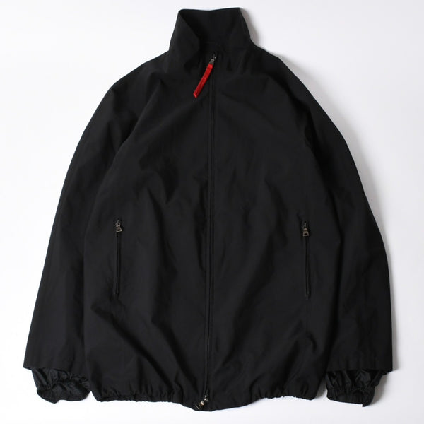 極美品 PRADA プラダ PRADA SPORTS プラダスポーツ GORE-TEX ゴアテックス ナイロンジャケット ジャケット ブラック レッド サイズ52 中古 4a006651