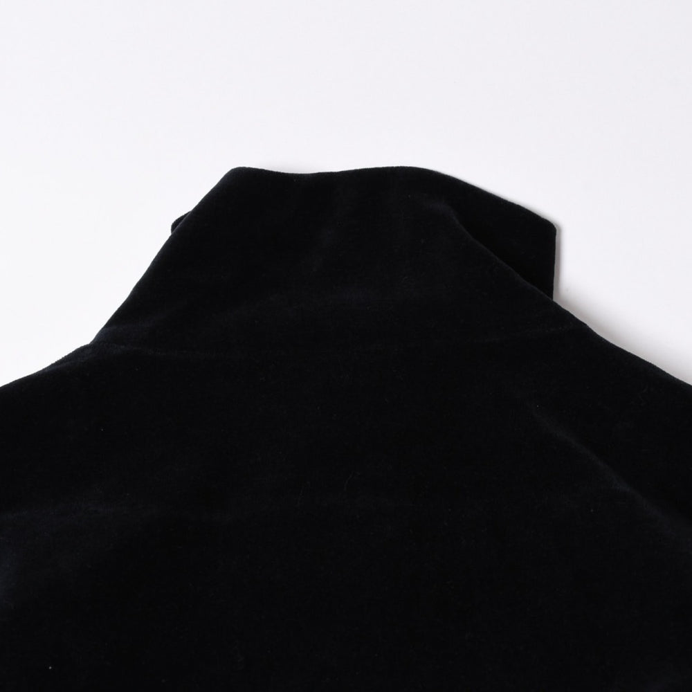 Very Good Condition GUCCI MAISON DE L'AMOR Logo Embroidery Velor Oversized Jacket Black Size L Used 4a006561