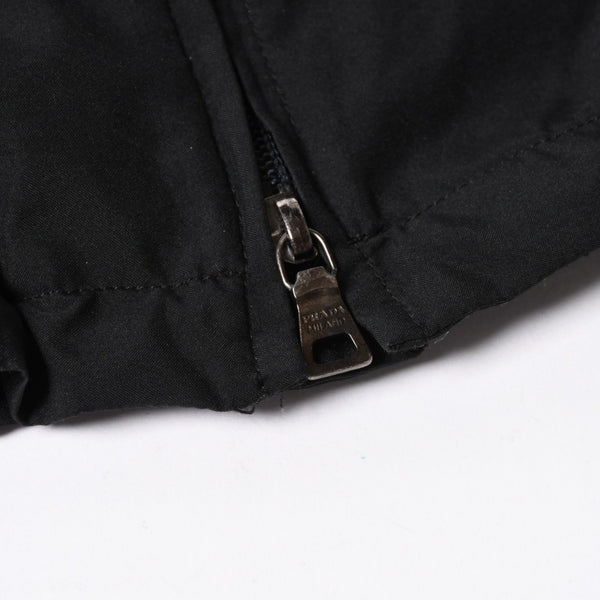極美品 PRADA プラダ PRADA SPORTS プラダスポーツ GORE-TEX ゴアテックス ナイロンジャケット ジャケット ブラック レッド サイズ52 中古 4a006651