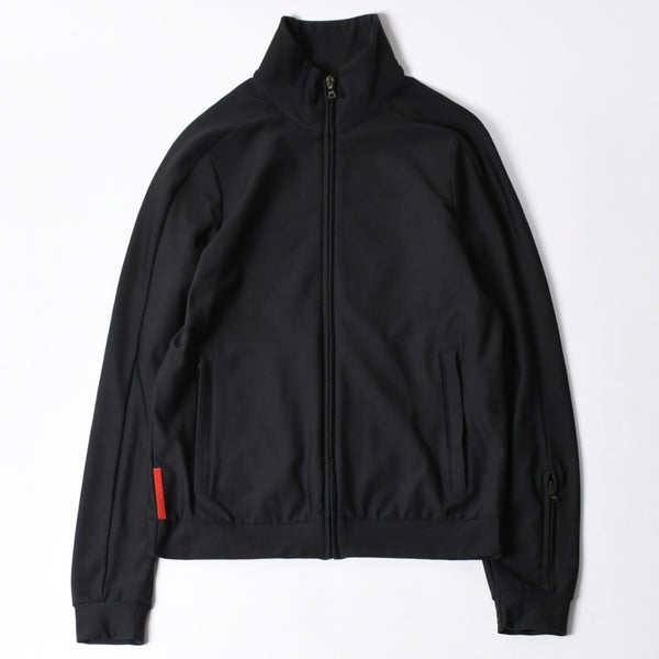 PRADA プラダ トラック ジャケット SJC303 KPN ポルトガル製 ポリエステル ナイロン ブラック サイズS 美品 中古 4a006652