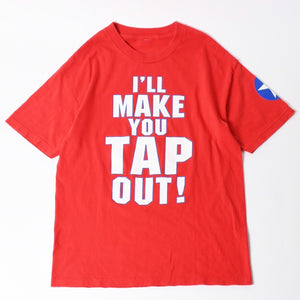 WWF(現WWE) プロレスラー カート アングル ヴィンテージTシャツ 2001年代 レッド サイズ不鮮明 トリコロールカラー 美品 中古 4a006522