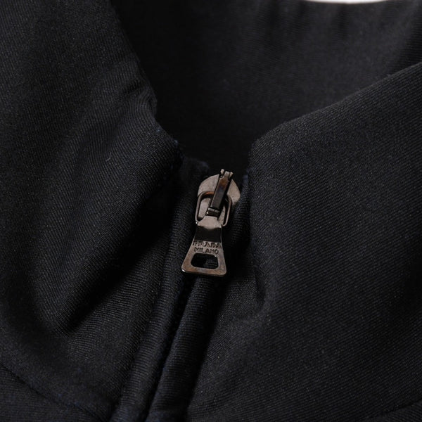 PRADA プラダ トラック ジャケット SJC303 KPN ポルトガル製 ポリエステル ナイロン ブラック サイズS 美品 中古 4a006652