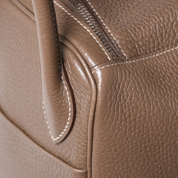 HERMES エルメス 2WAYバッグ リンディ30 エトゥープ A刻印 トリヨンクレマンスシルバー金具 美品 中古 4a006656